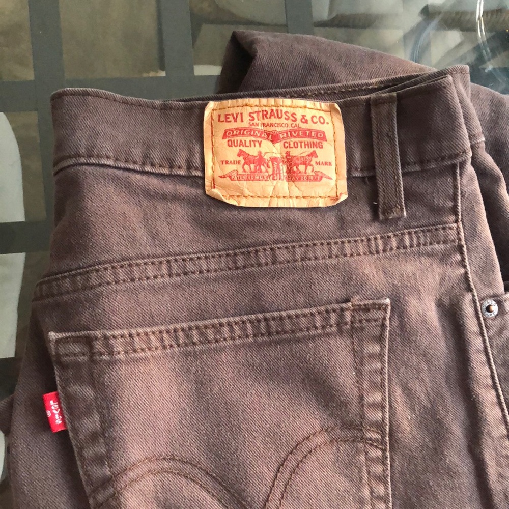 Levi’s Jeans Brown Relaxed Bootcut 550 Jeans